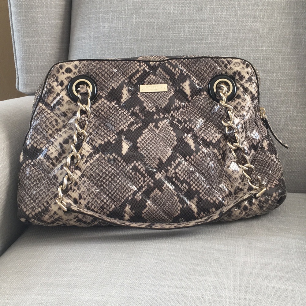 Kate spade Georgina Natural Snake handbag